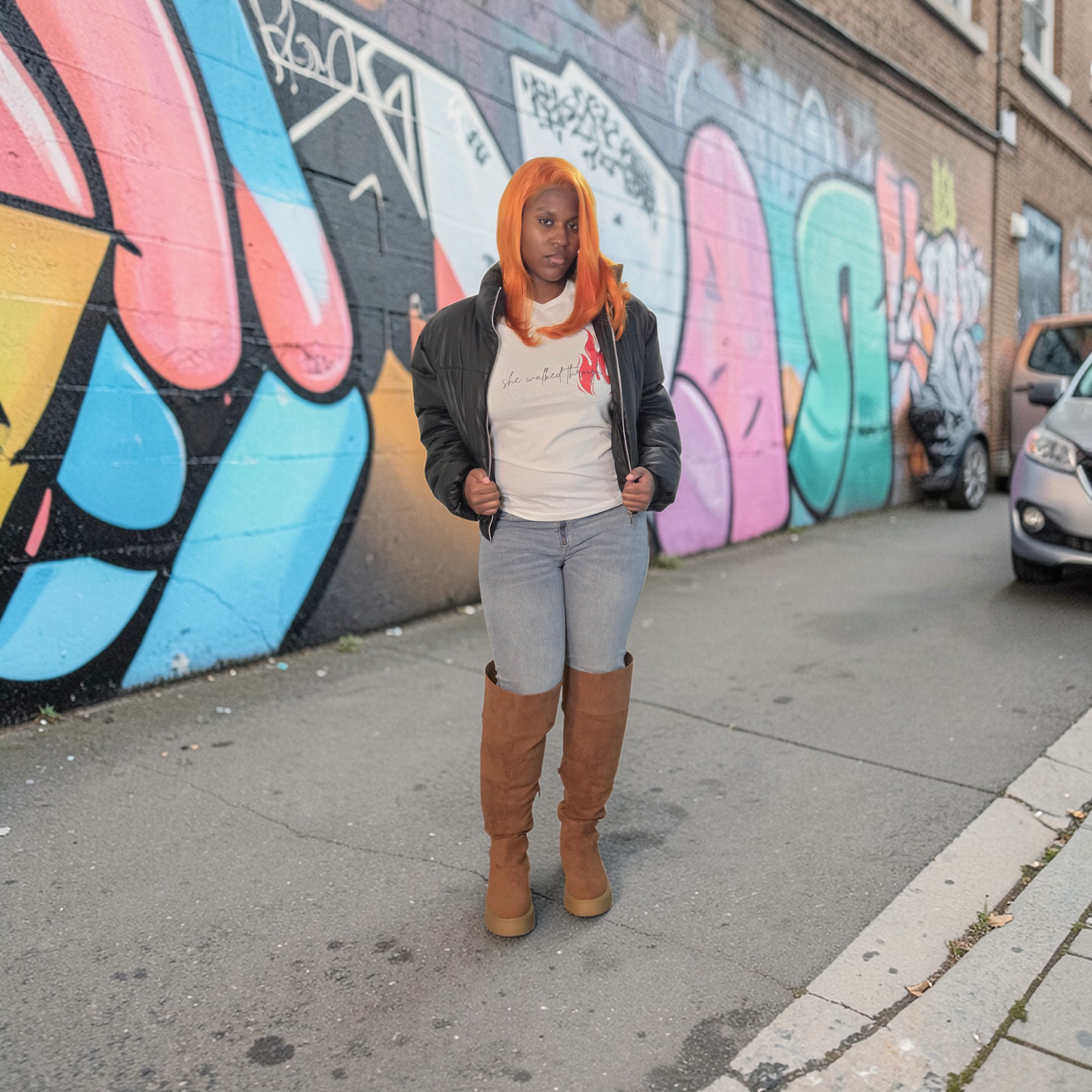 Resilience Tee – She Walked Through Fire
