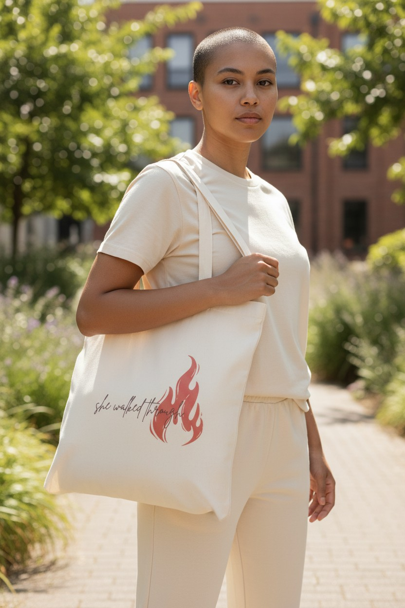 Fire Tote – She Walked Through Fire